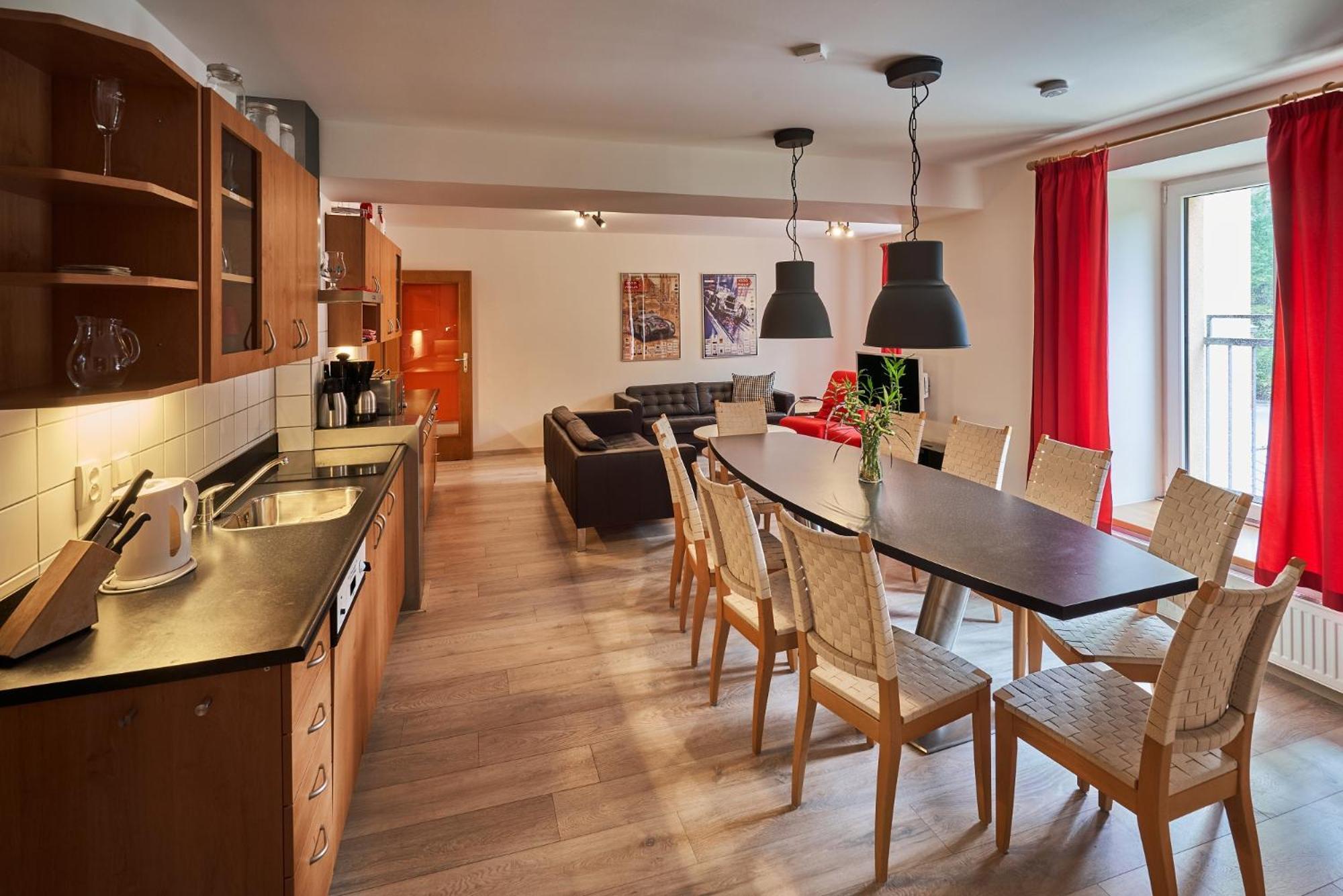 Poustevnik Apartments 페츠포드 스녜즈코우 객실 사진