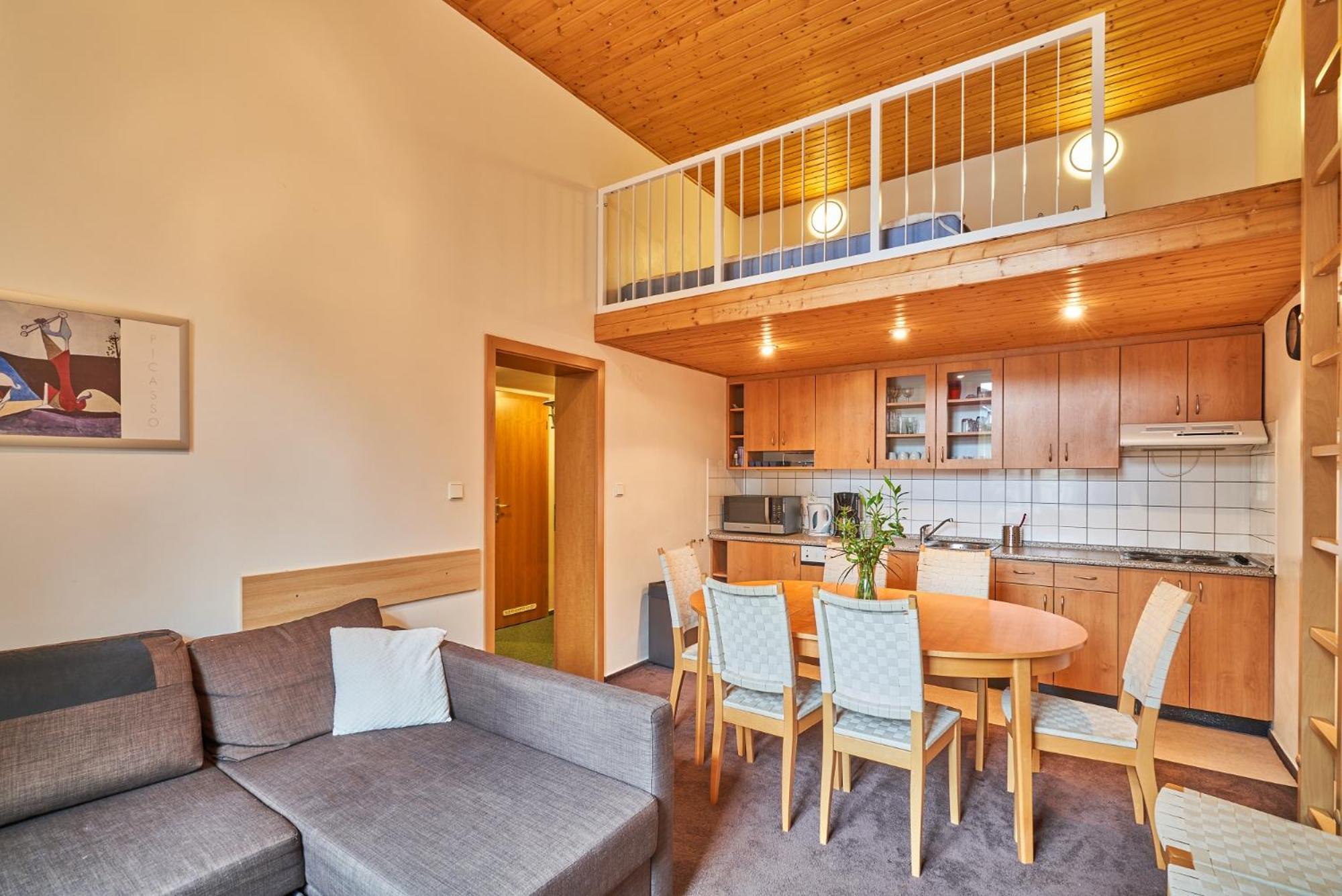 Poustevnik Apartments 페츠포드 스녜즈코우 객실 사진