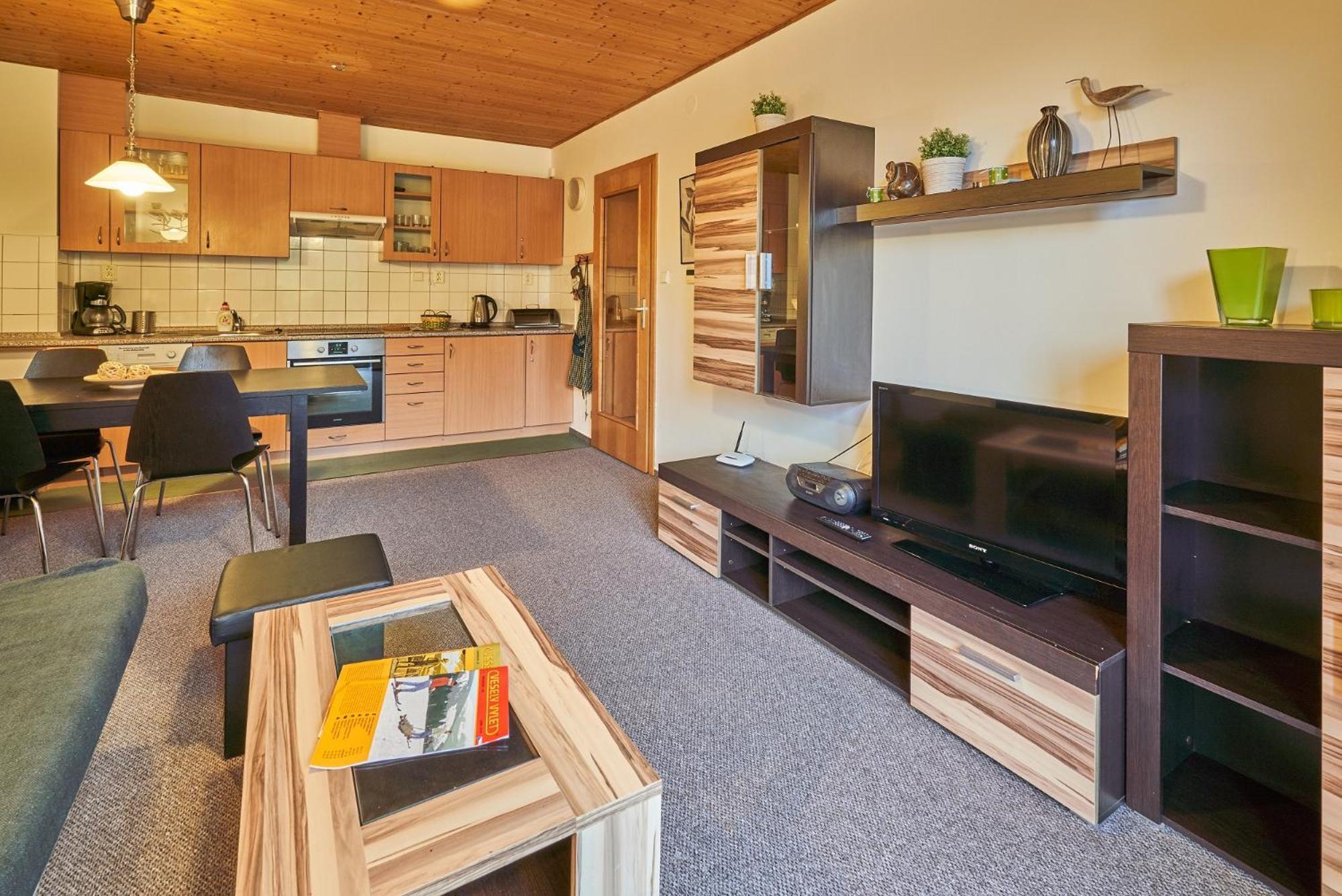 Poustevnik Apartments 페츠포드 스녜즈코우 객실 사진